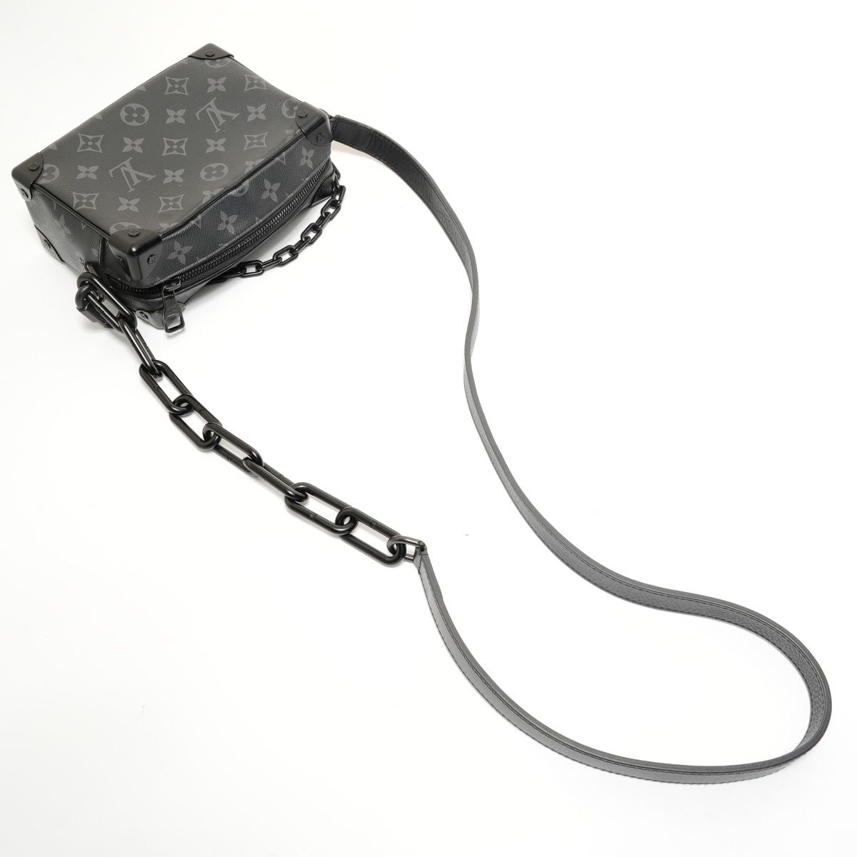 Louis Vuitton Shoulder Bag Monogram Eclipse Mini Soft Trunk — view 8