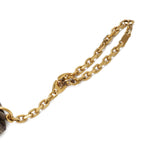 Hermes Dogon Key Case Coin Purse Card with Chain Taurillon Clemence Etoupe Gold — view 7