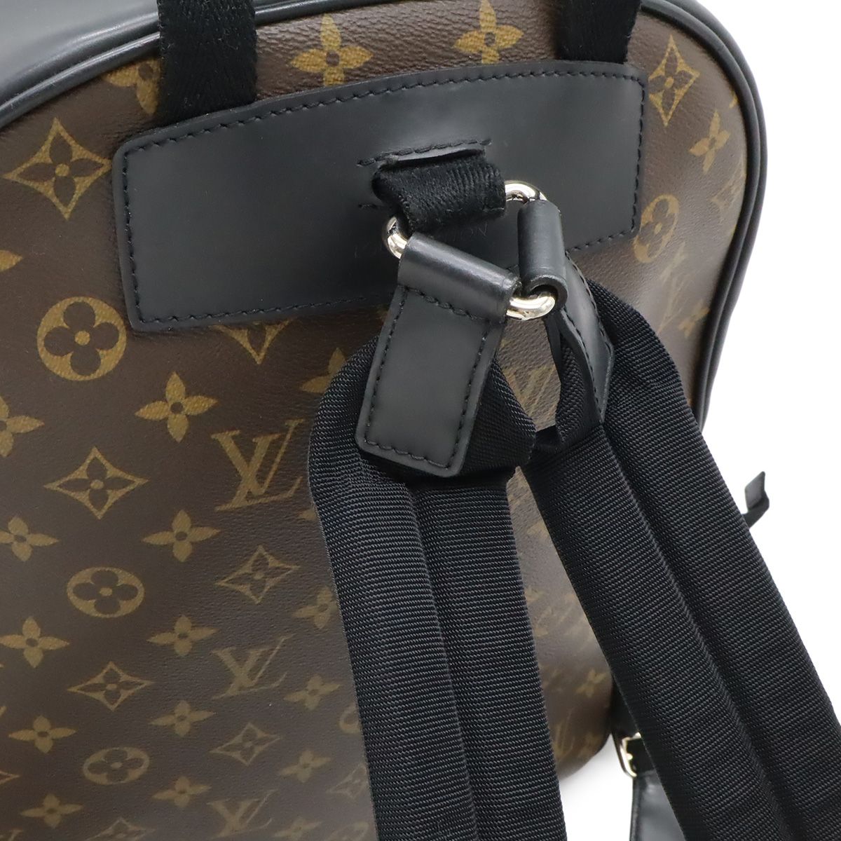 Louis Vuitton Monogram Macassar Josh Backpack Shoulder Bag — view 4