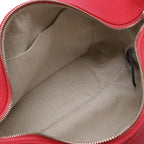 Hermes Bride-a-Brac PM Bath Pouch Cosmetic Handbag Canvas Hibiscus Pink — view 6