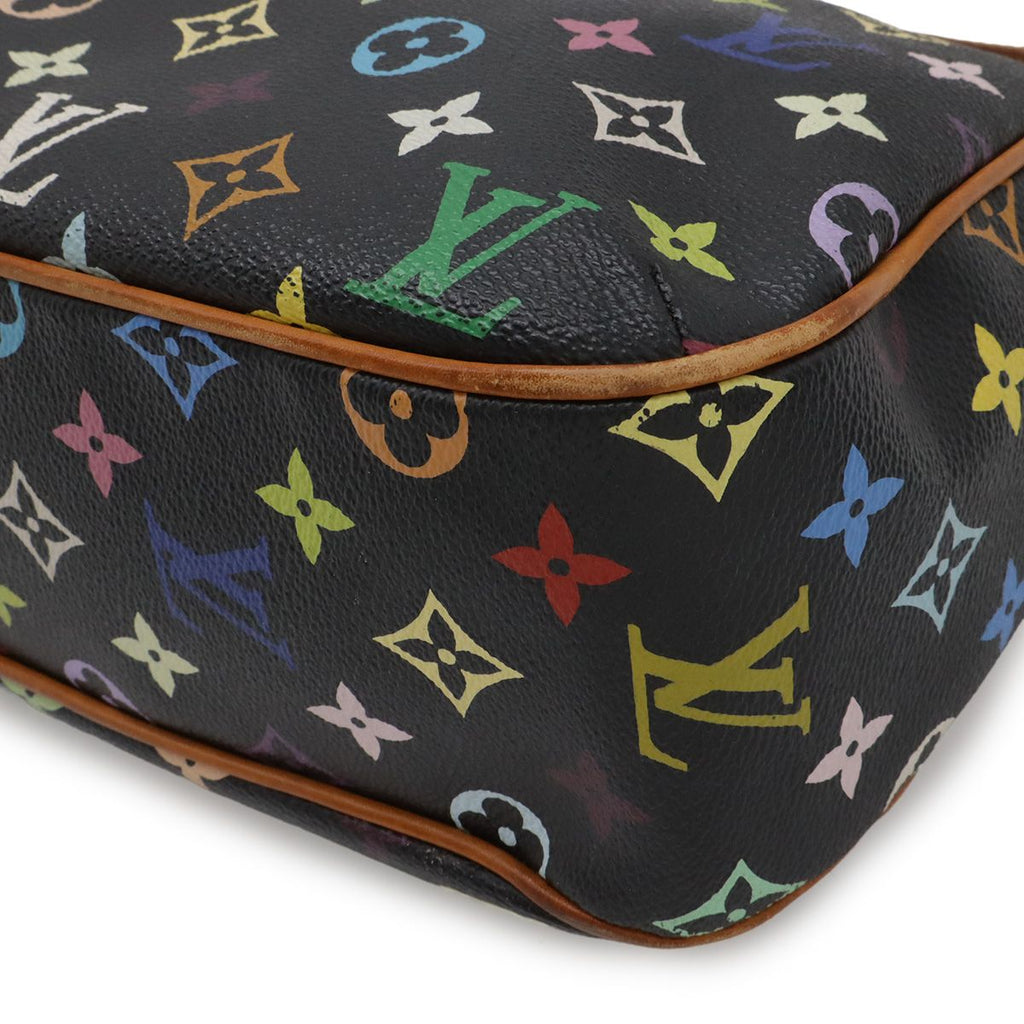 Louis Vuitton Monogram Multicolor Lodge GM Shoulder Bag Crossbody Noir Black — view 3
