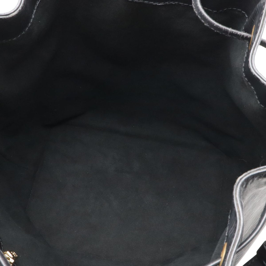 Louis Vuitton Epi Noe Shoulder Bag Drawstring Noir Black Gold — view 6