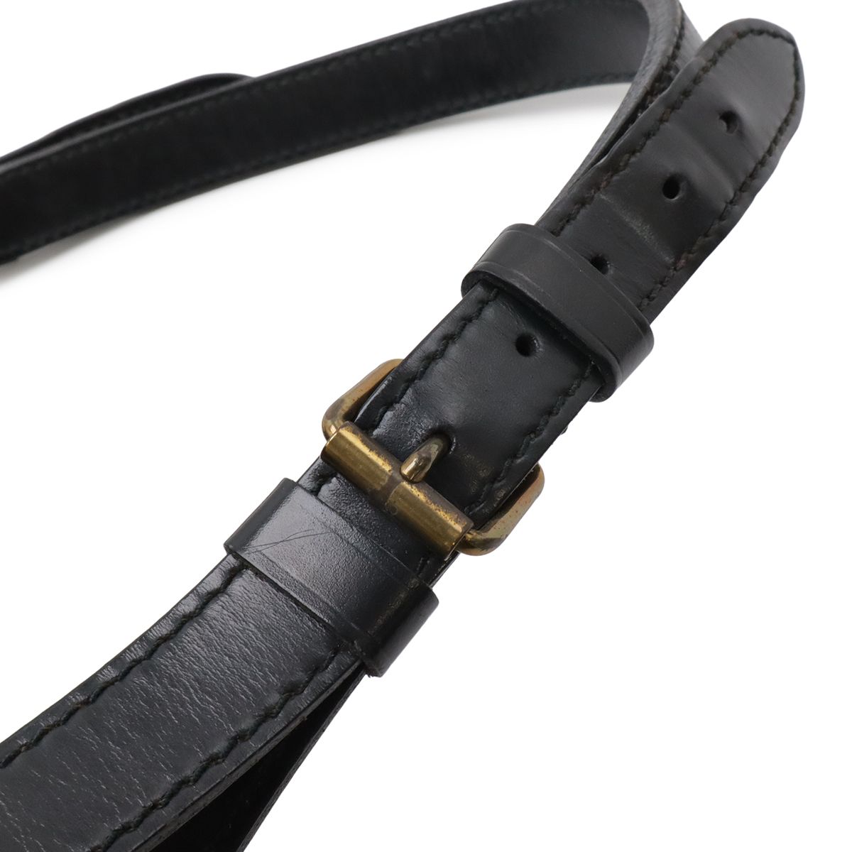 Louis Vuitton Epi Noe Shoulder Bag Drawstring Noir Black Gold — view 5