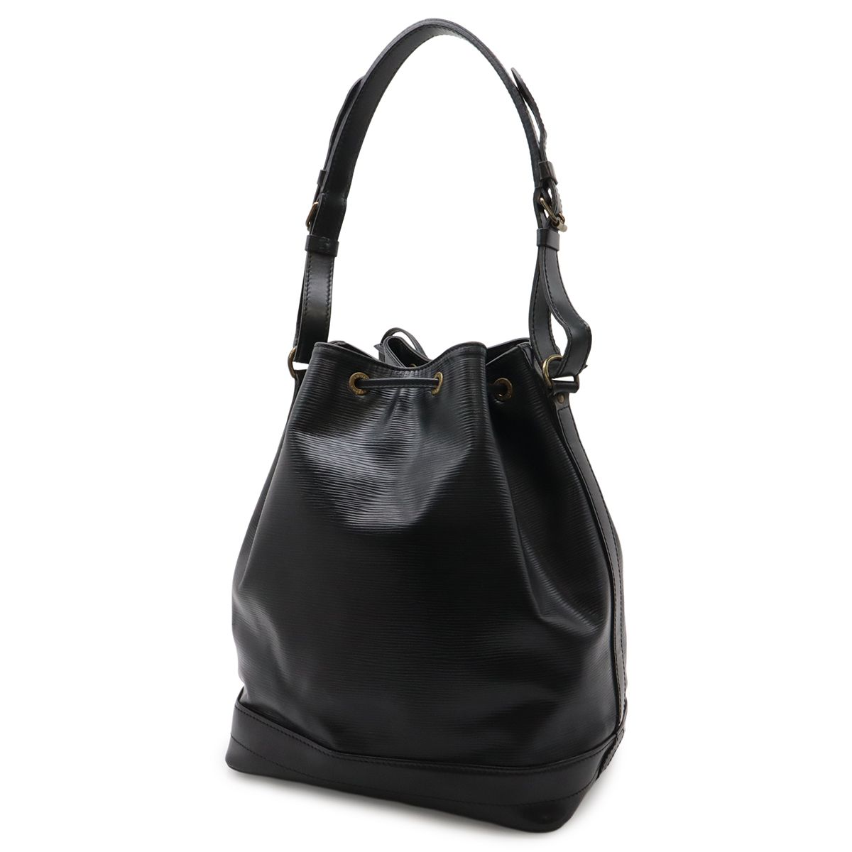 Louis Vuitton Epi Noe Shoulder Bag Drawstring Noir Black Gold — view 2