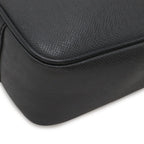 Louis Vuitton Taiga Clutch Handbag Leather Ardoise Black — view 3