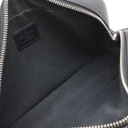 Louis Vuitton Taiga Clutch Handbag Leather Ardoise Black — view 6
