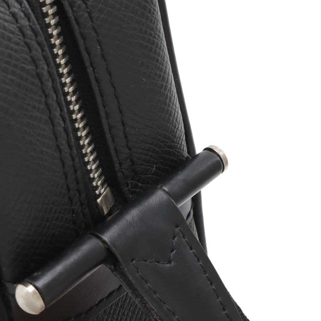 Louis Vuitton Taiga Clutch Handbag Leather Ardoise Black — view 5