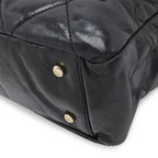 Chanel CC Logo Portobello Quilted Tote 2-Way Shoulder Bag Chain Leather Tweed — view 3