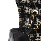 Chanel CC Logo Portobello Quilted Tote 2-Way Shoulder Bag Chain Leather Tweed — view 8