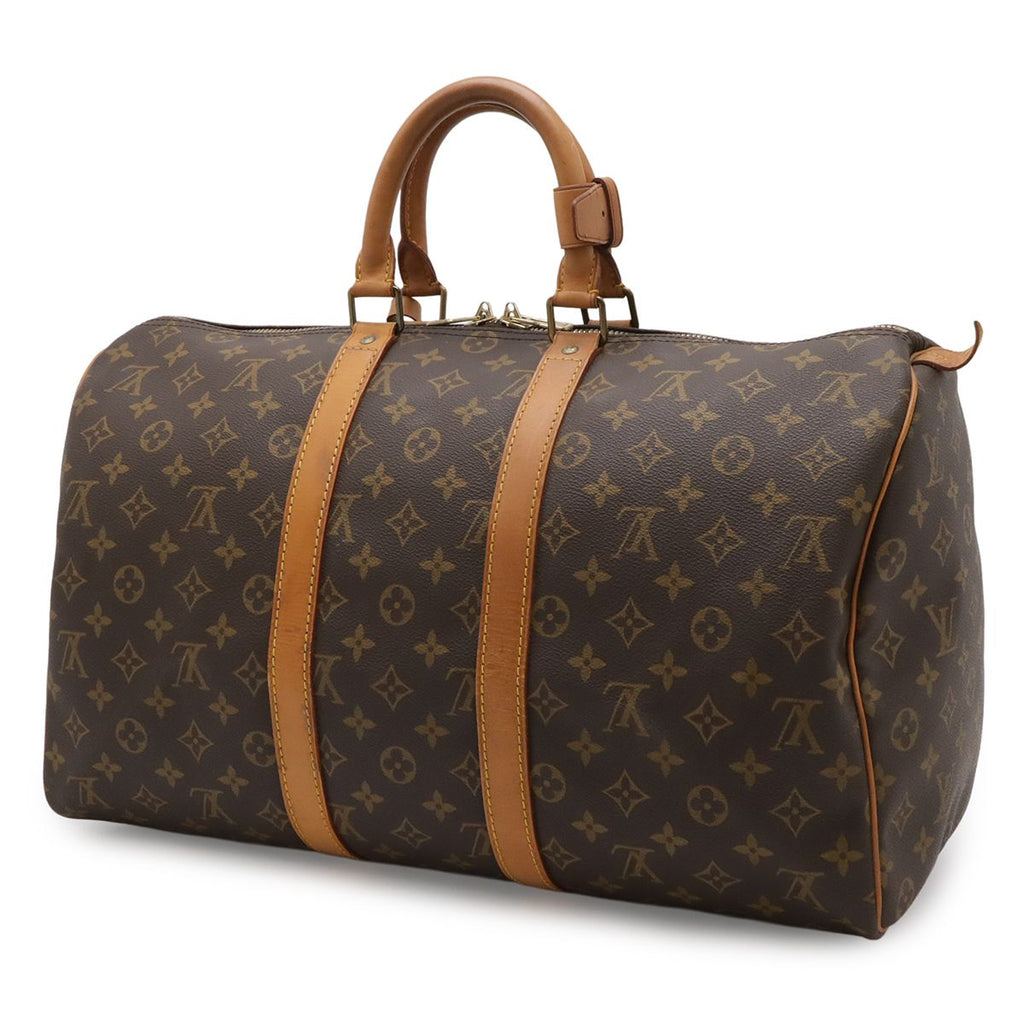 Louis Vuitton Monogram Keepall 45 Boston Bag Travel Purse — view 2