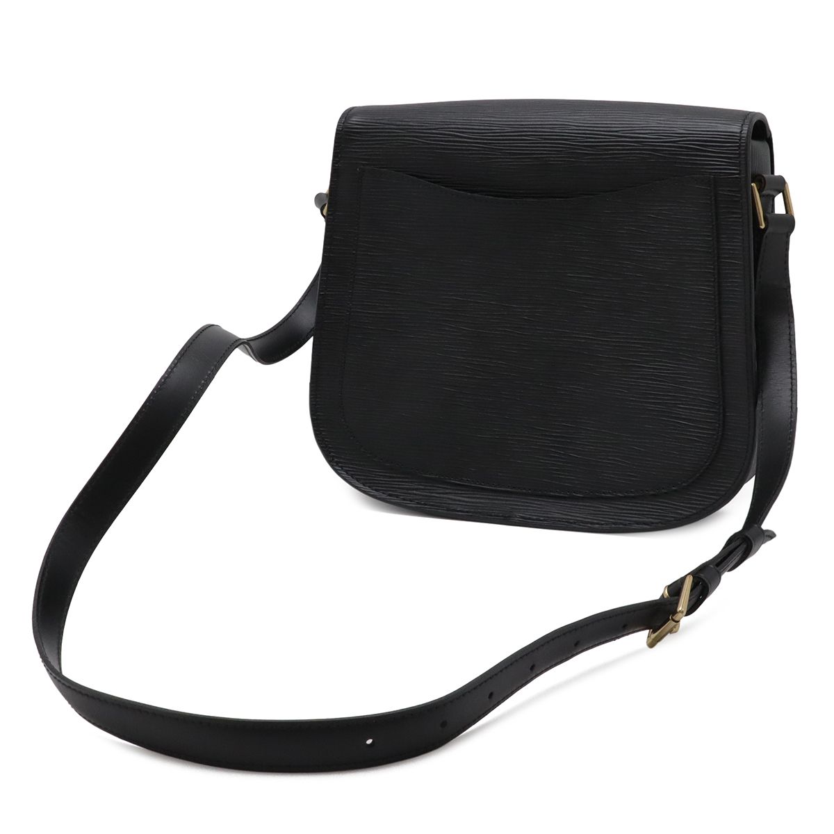 Louis Vuitton Epi Saint Cloud Shoulder Bag Pochette Crossbody Leather Noir — view 2