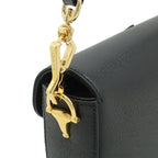 Gucci Adidas Collaboration Horsebit Shoulder Bag 2-Way Clutch Leather Black — view 4