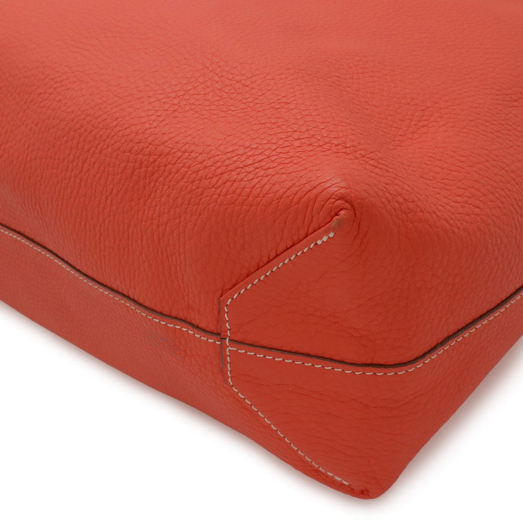 Hermes Double Sens 36 Tote Shoulder Bag Reversible Taurillon Clemence Bougainvil — view 3