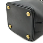 Saint Laurent Paris YSL Yves Emmanuel Bucket Bag 2-Way Shoulder Leather Black — view 3