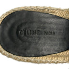 Celine Sandals 36 Red Espadrille Wedge Sole Leather — view 5
