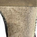 Celine Sandals 36 Red Espadrille Wedge Sole Leather — view 9