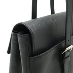 Louis Vuitton Epi Segur MM Shoulder Bag Leather Noir Black Silver — view 5