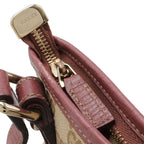 Gucci GG Canvas Sherry Line Shoulder Bag Crossbody Butterfly Charm Leather — view 5