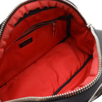 Prada Triangle Logo Mini Boston 2-Way Shoulder Bag Nylon Nero Black Red — view 8