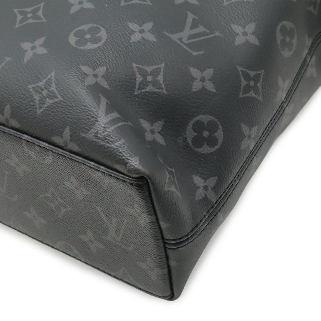 Louis Vuitton Monogram Eclipse Briefcase Explorer Business Document Purse 2-Way — view 3