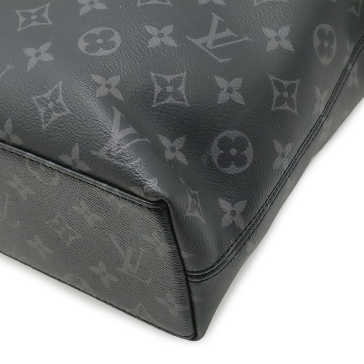 Louis Vuitton Monogram Eclipse Briefcase Explorer Business Document Purse 2-Way — view 3