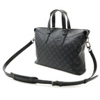 Louis Vuitton Monogram Eclipse Briefcase Explorer Business Document Purse 2-Way — view 2