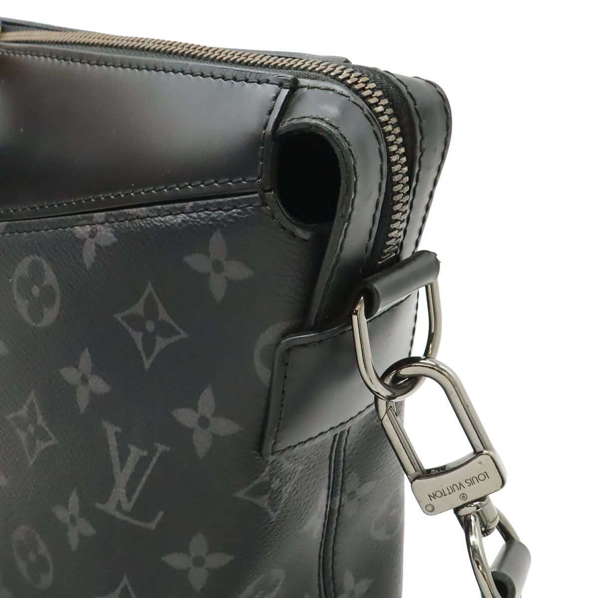 Louis Vuitton Monogram Eclipse Briefcase Explorer Business Document Purse 2-Way — view 4