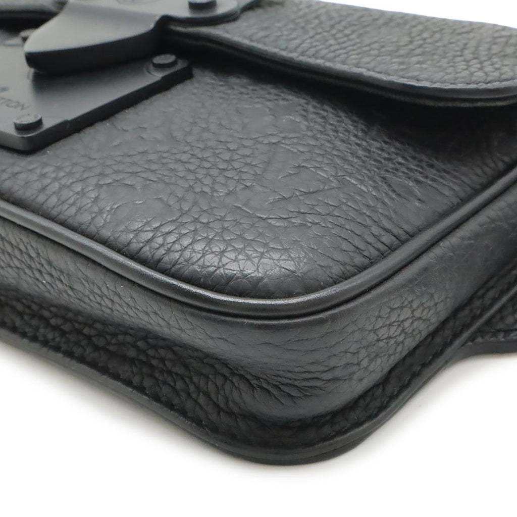 Louis Vuitton Taurillon Monogram S Rocks Sling Bag Leather Noir Black — view 3