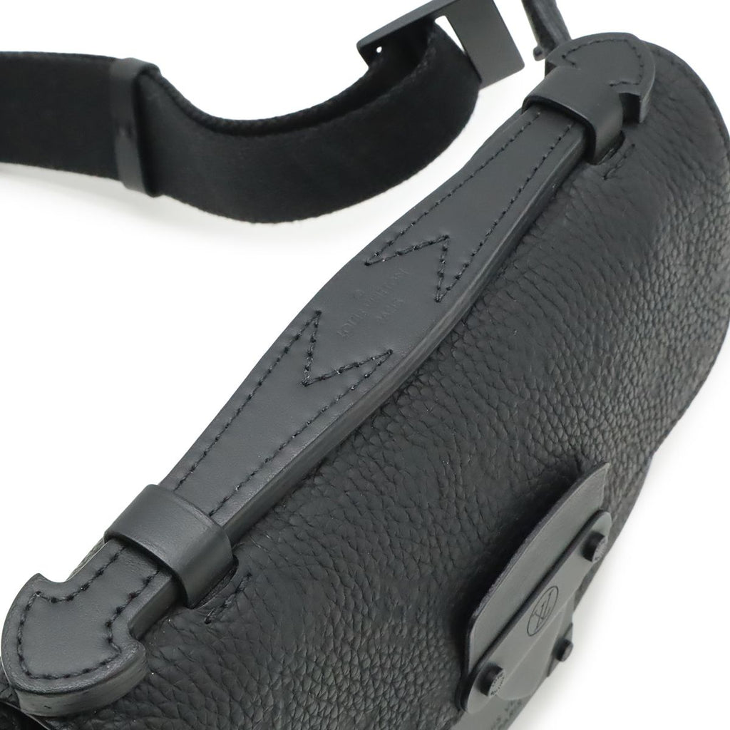 Louis Vuitton Taurillon Monogram S Rocks Sling Bag Leather Noir Black — view 6