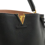 Louis Vuitton Tournon Shoulder Bag Semi Noir Black — view 8