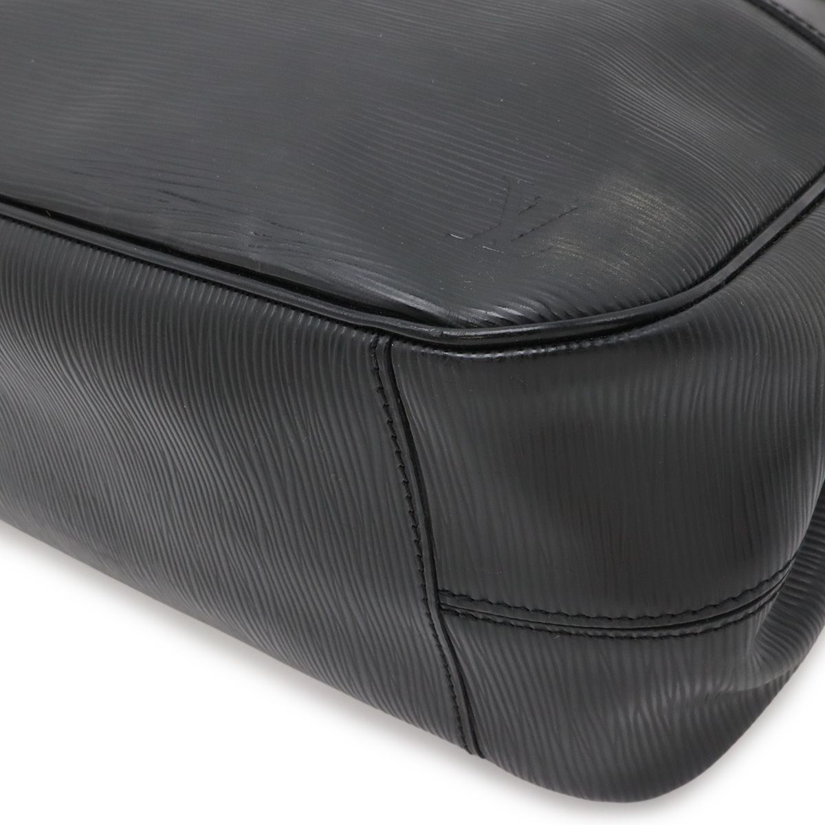 Louis Vuitton Epi Passy PM Shoulder Bag Tote Leather Noir Black — view 3