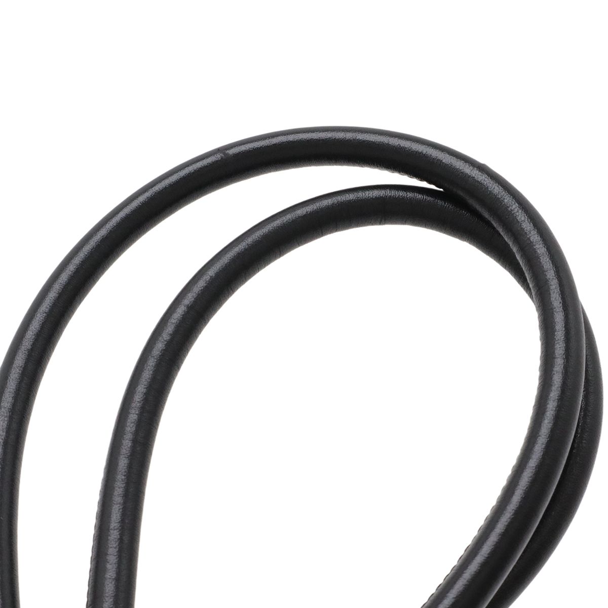 Chanel Cambon Line CC Logo Pochette Shoulder Bag Crossbody Soft Calf Black White — view 5