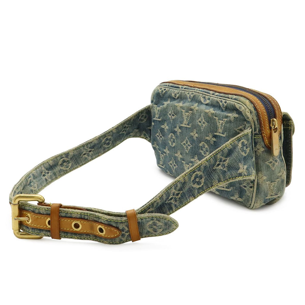 Louis Vuitton Monogram Denim Bum Bag Blue — view 2