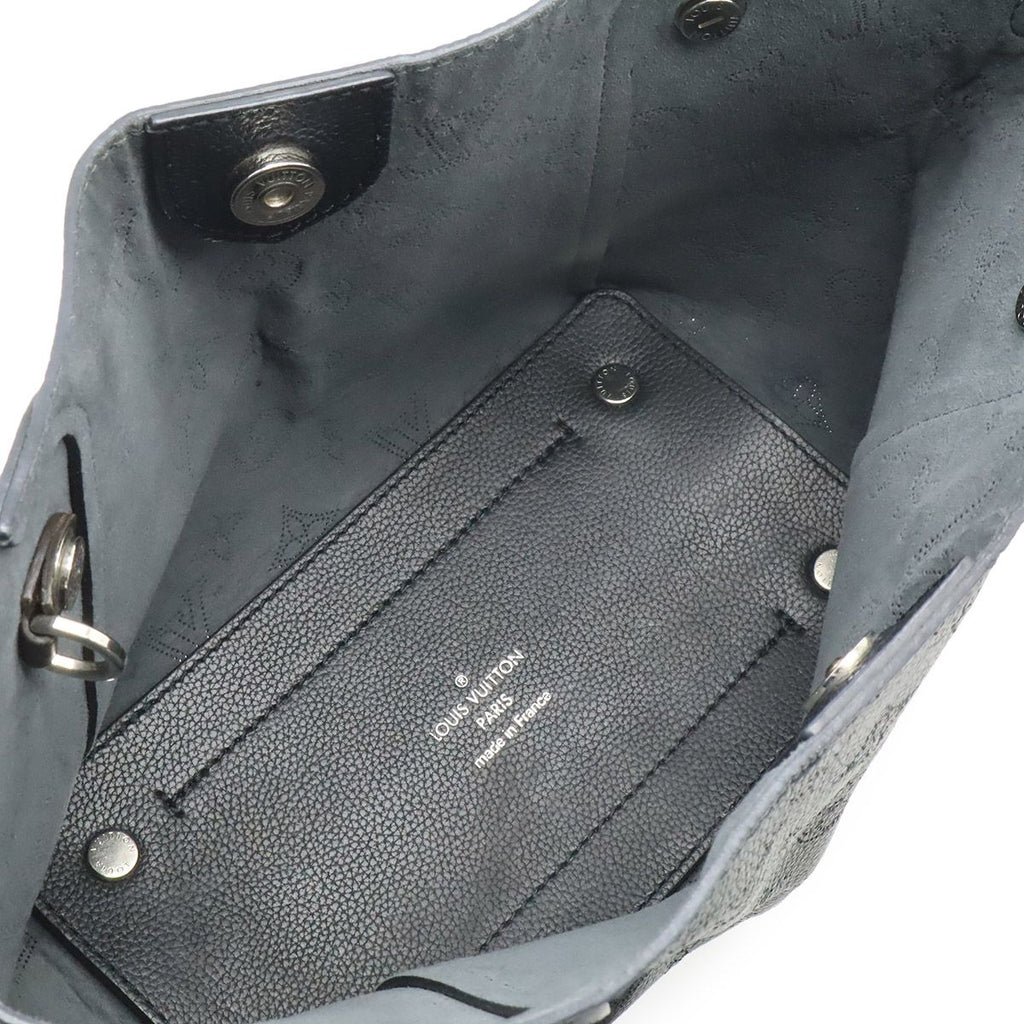 Louis Vuitton Monogram Mahina Hina PM 2-Way Shoulder Bag Leather Noir Black — view 7