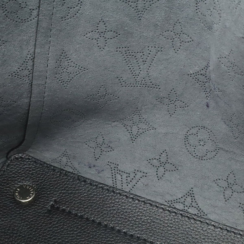 Louis Vuitton Monogram Mahina Hina PM 2-Way Shoulder Bag Leather Noir Black — view 8