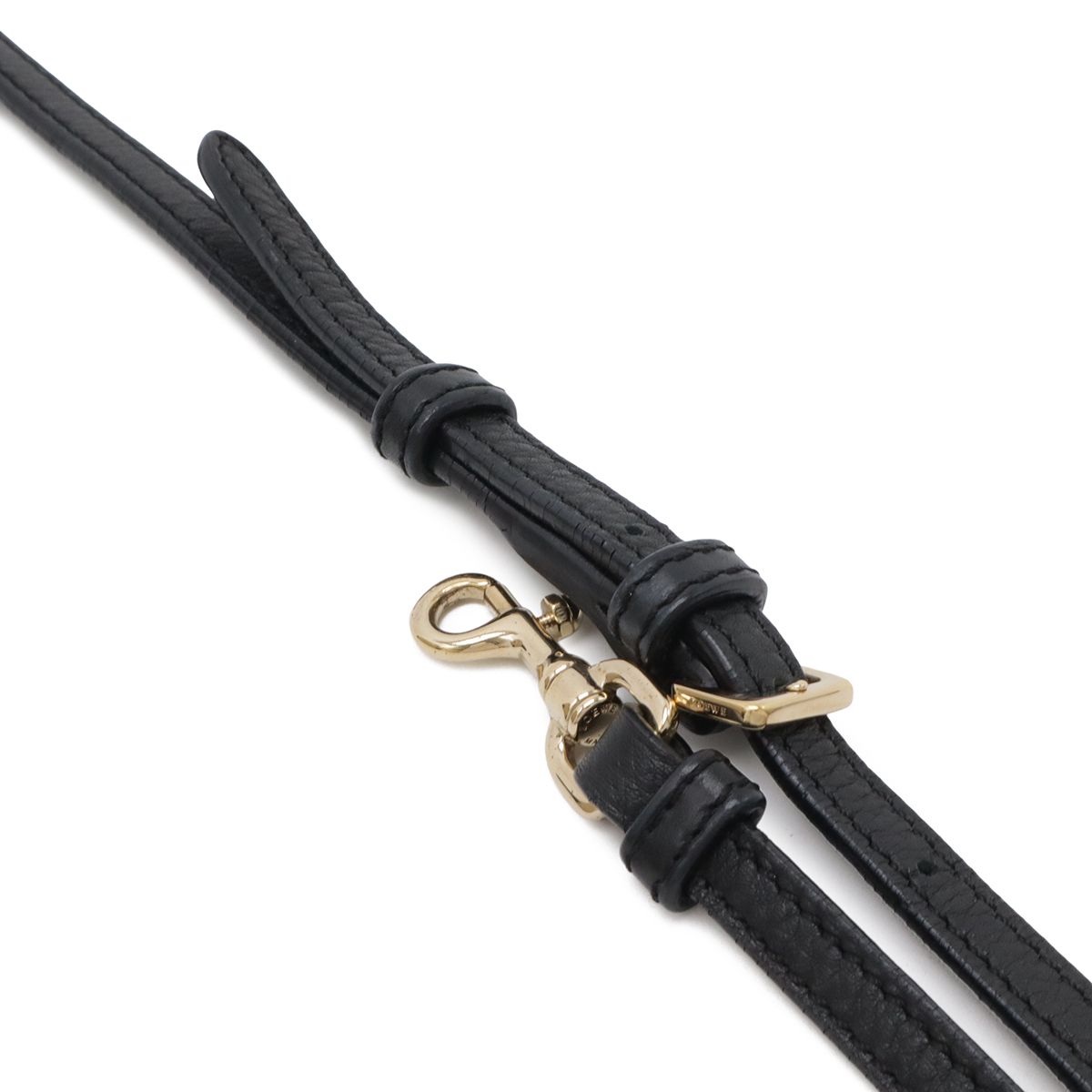 Loewe Amazona 23 Anagram Mini Boston Bag 2-Way Crossbody Leather Grey Black Gold — view 6