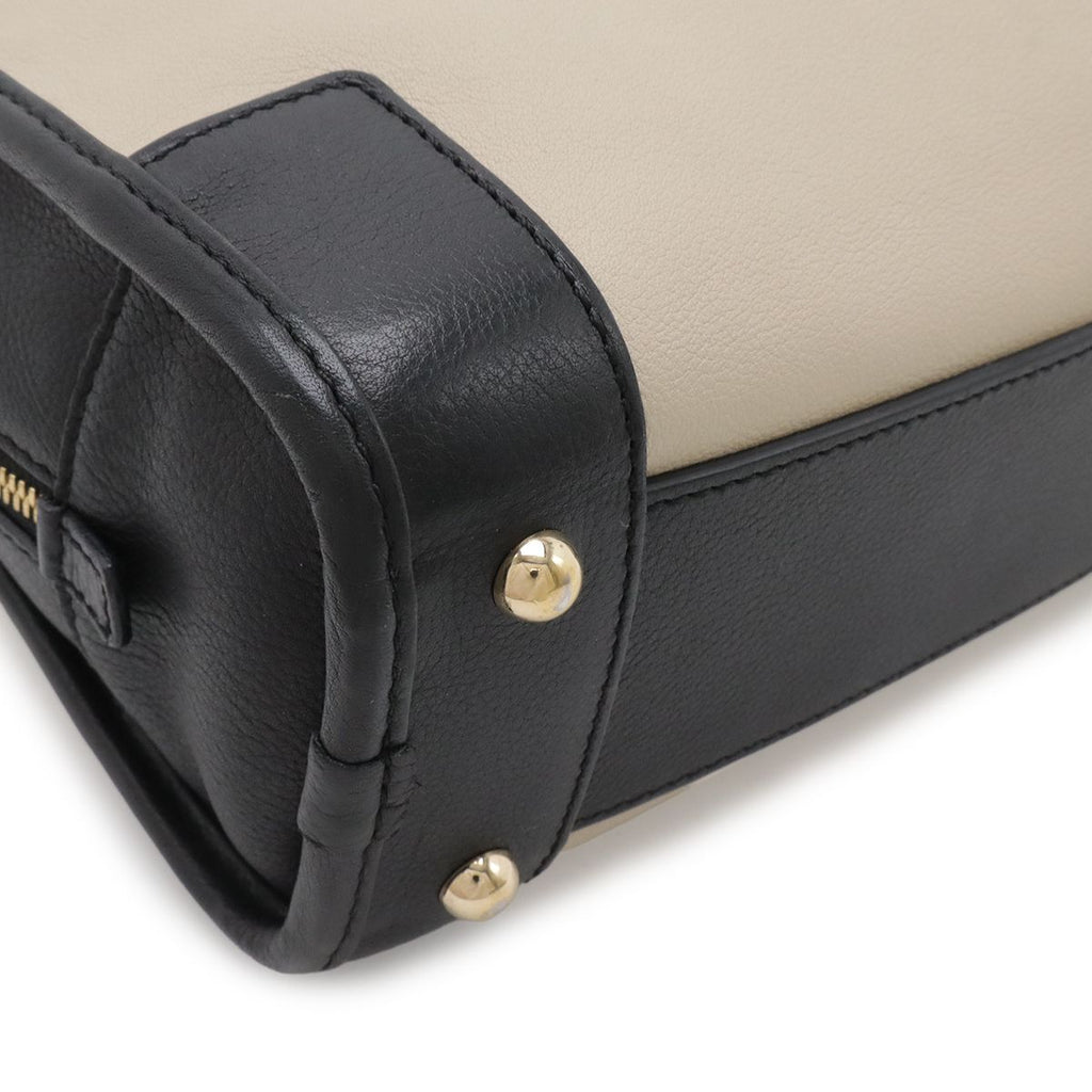 Loewe Amazona 23 Anagram Mini Boston Bag 2-Way Crossbody Leather Grey Black Gold — view 3