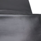 Chanel 25 CC Logo Chain Shoulder Bag Leather Black Ivory Antique Silver — view 8