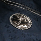 Loewe Viento 30 Anagram Shoulder Bag Fringe Charm Nappa Leather Metallic Silver — view 8