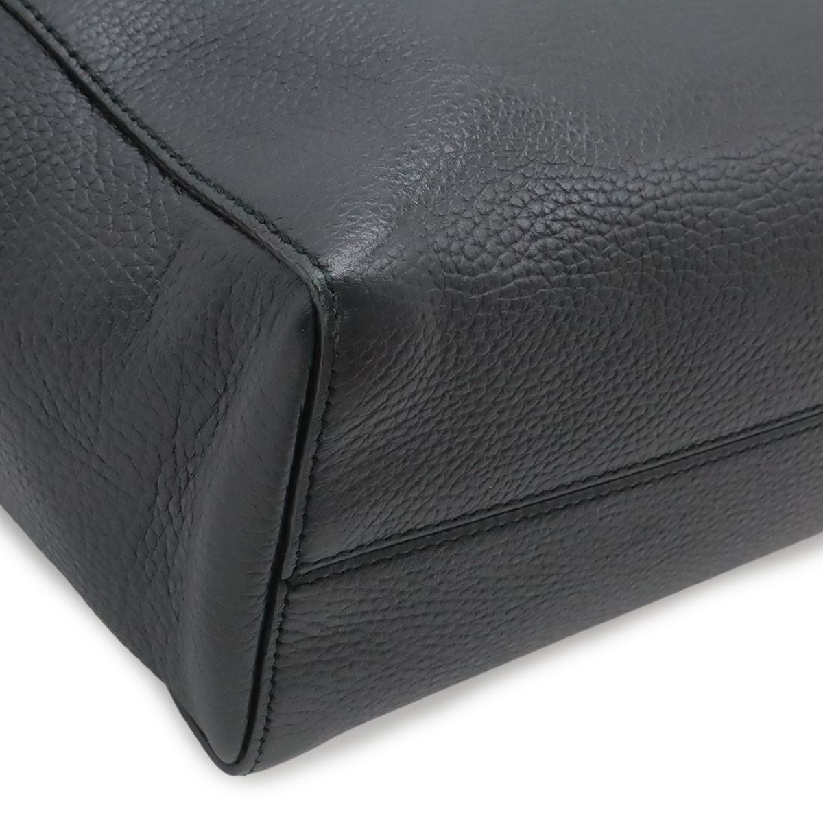 Gucci Swing Tote Shoulder Bag Leather Black — view 3
