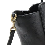 Gucci Swing Tote Shoulder Bag Leather Black — view 8