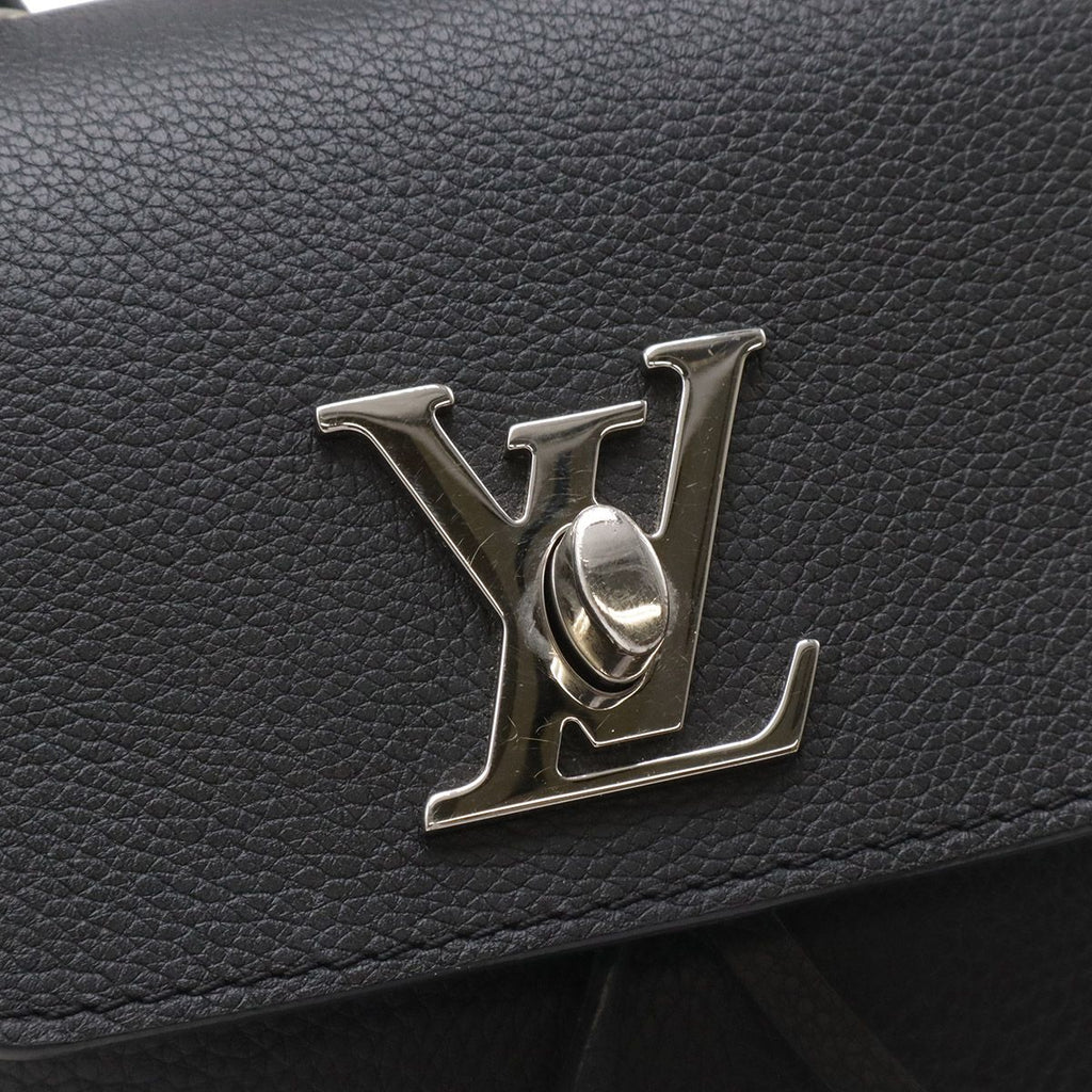 Louis Vuitton Lockme Backpack Mini Sac Shoulder Bag 3way Noir Black — view 4