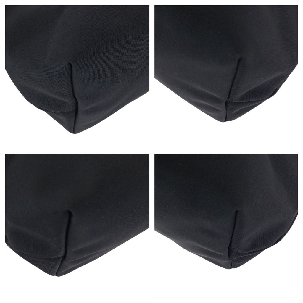 Gucci Black Silver Nylon Leather 019 Tote Shoulder Bag — view 3