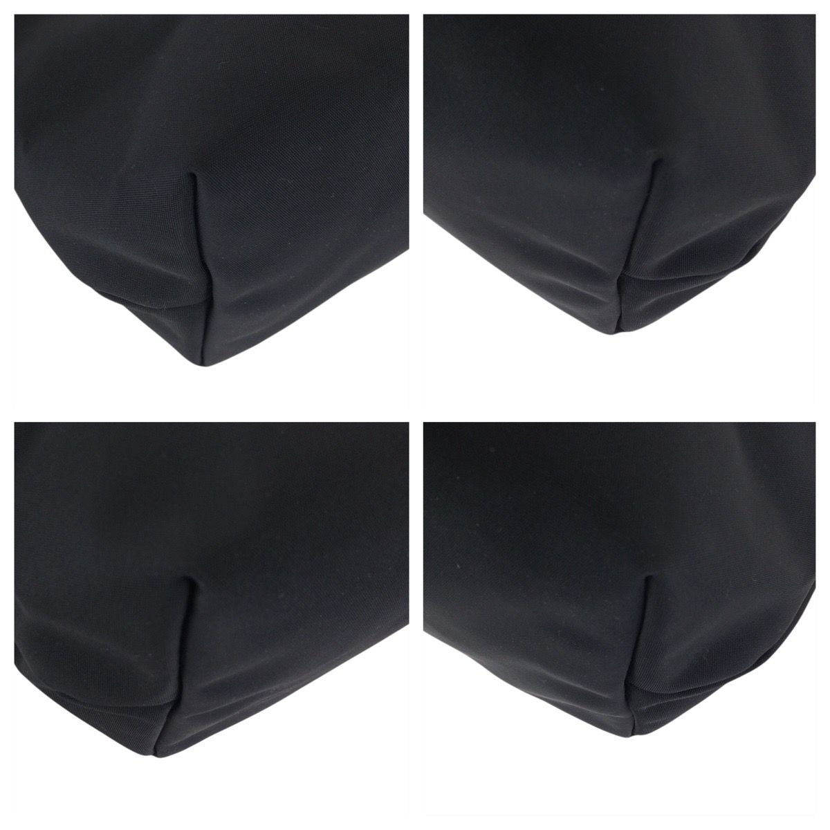Gucci Black Silver Nylon Leather 019 Tote Shoulder Bag — view 3