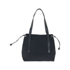 Gucci Black Silver Nylon Leather 019 Tote Shoulder Bag — view 2
