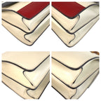 Gucci Dionysus Bamboo White Navy Red Leather 2-Way Shoulder Bag — view 3