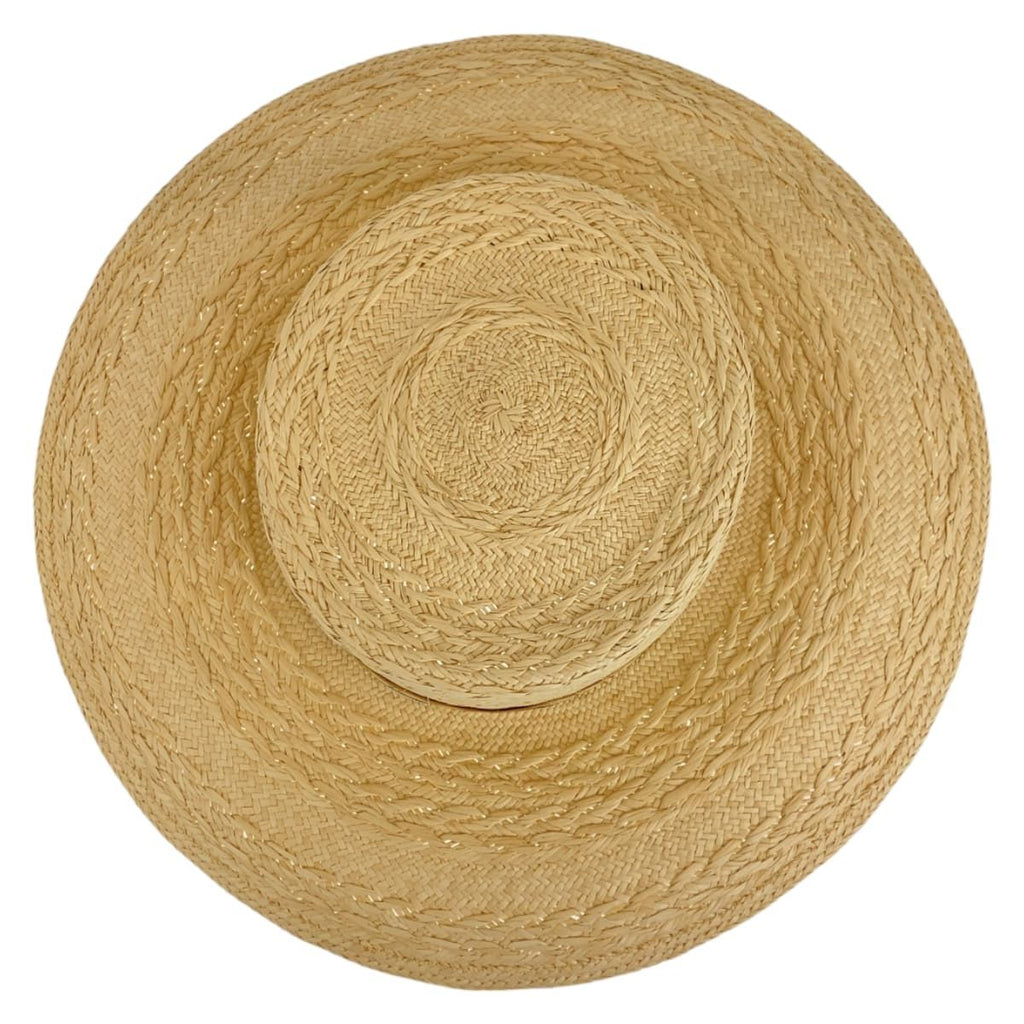 Hermes Andalusia 57 Natural Light Brown Straw Hat — view 7