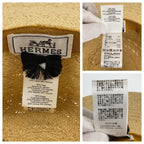 Hermes Andalusia 57 Natural Light Brown Straw Hat — view 4