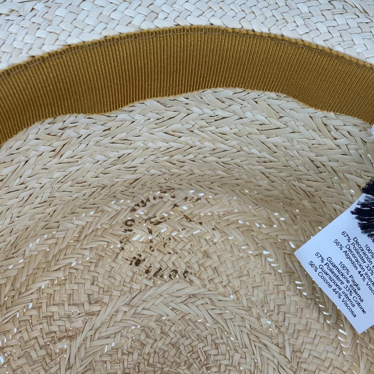 Hermes Andalusia 57 Natural Light Brown Straw Hat — view 9