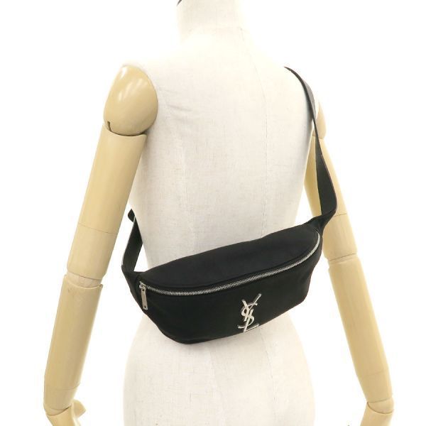 Saint Laurent Paris Classic Monogram Belt Bag — view 9